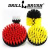 Drillbrush 5 in. W Soft/Medium Bristle Metal Handle Drill Brush Set 780330012620